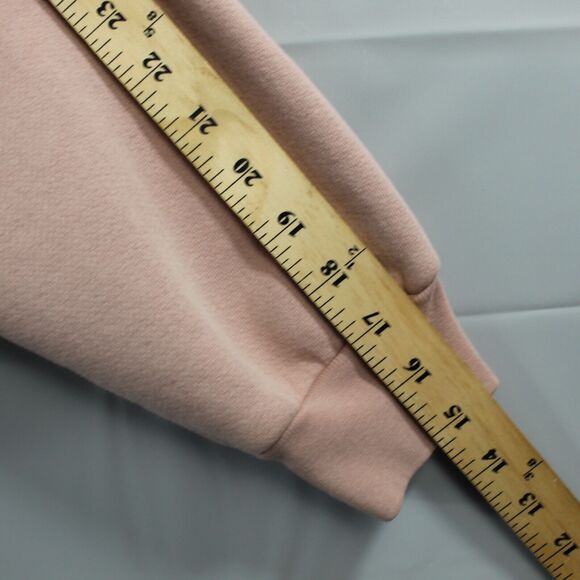 Set Active Sweatshirt Womens Small Half Zip Pullover Light Pink Cropped Gym Yoga - Picture 11 of 11